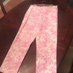 Isaac Mizrahi 24/7 Stretch Print Ankle Pants